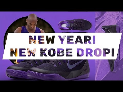 NIKE GLORIETTA New Year New Kobe Drop! KOBE 9 LOW EM PURPLE DYNASTY Quick Review & On Foot