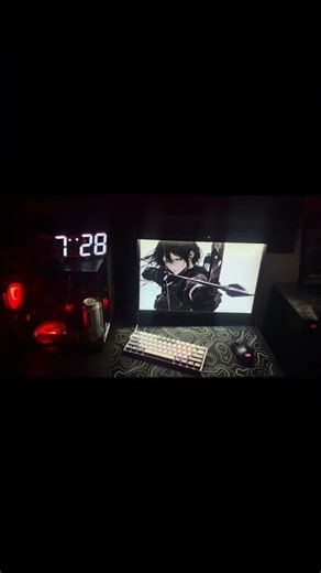 Monochromatic archer ❤️#gaming # setup #pc #setupinspiration #pcbuild