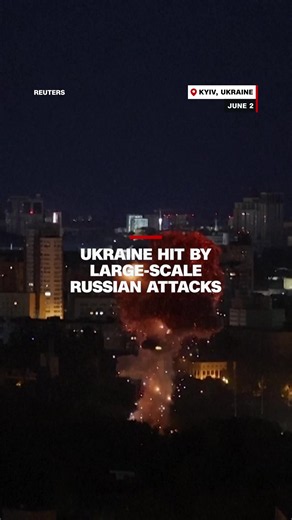 Russia launched a large-scale deadly attack on the Ukrainian capital Kyiv early Tuesday, damaging residential buildings, authorities said, as part of a broad offensive on targets across Ukraine. #CNN #News #Ukraine
