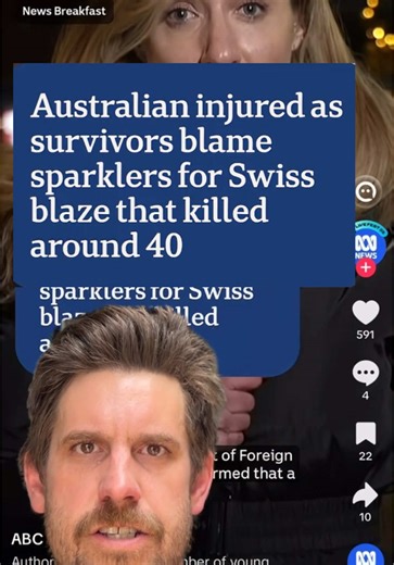 Swiss Blaze Survivors Blame Sparklers for Tragedy