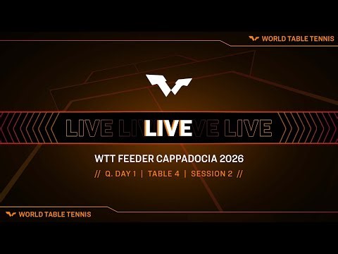 LIVE! | T4 | Q Day 1 | WTT Feeder Cappadocia 2026 | Session 2