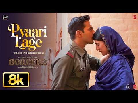Pyaari Lage 8K Full Song | Sunny Deol,Varun,Diljit,Ahan | Border 2 | Vishal M,Tulsi K,Manoj M