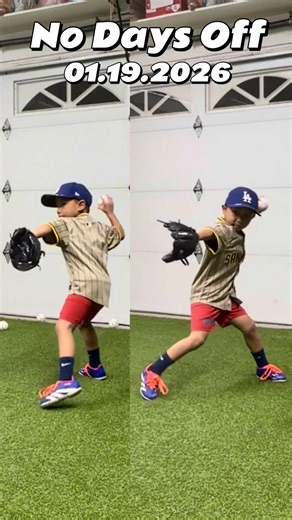 Maxon on Instagram: "Baseball Night Practice – January 19, 2026 1. Catching and throwing practice using both hands (switching sides): 25 catches + pass back per set, 3 sets (30 minutes). Total duration of the day: 30 minutes #baseball #baseballlife #baseballpractice #baseballgame #littleleague #baseballseason #baseballlove #baseballism #4yearsold #shoheiohtani #大谷翔平"