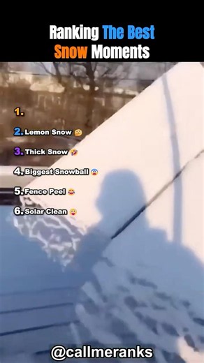 ranking best snow moments #usa