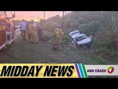 Update: Two Dead in LLandovery, St Ann Crash | Midday News