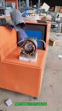 New Energy Motor Dismantling Machine I Stator Heating Machine I Copper Coil Separator#stator #heat
