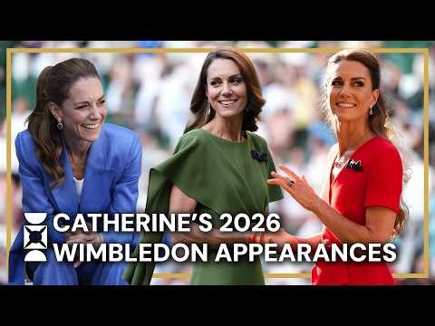 WATCH: Kate's Wimbledon Appearances 2026