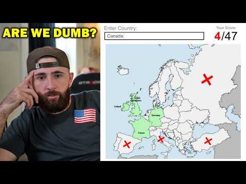 Clueless American Tries to Name EVERY Country in Europe... *this is bad*