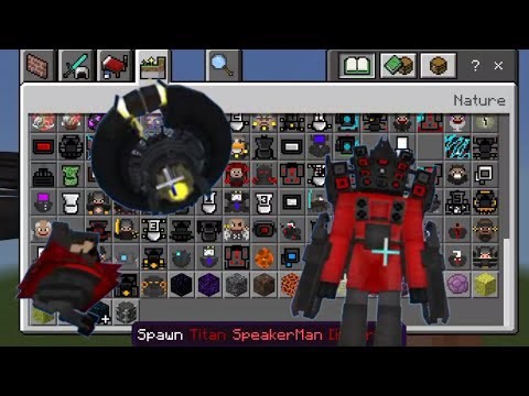 New Update All skibidi toilet Add-on in Minecraft V 10 All Titan mod 