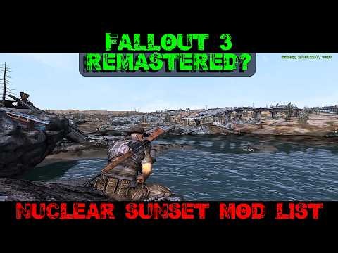 The Best Fallout 3 Has Ever Looked!! Nuclear Sunset Mod Pack! #fallout3 #remastered #bethesda