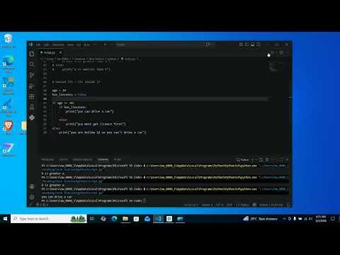 part 09 if statements in python