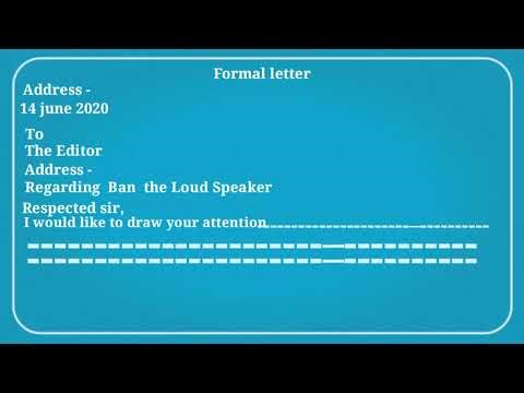 How to write letters Formal letter Informal letter
