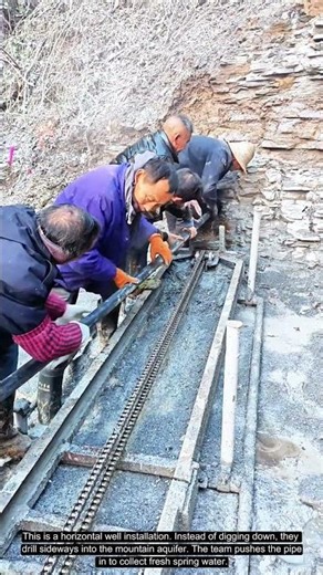 Team Collaboration: Installing Pipes for a Horizontal Water Well
