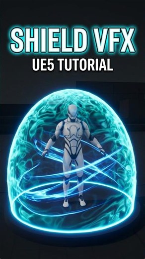 UE5 Niagara Tutorial - Force Field Shield VFX