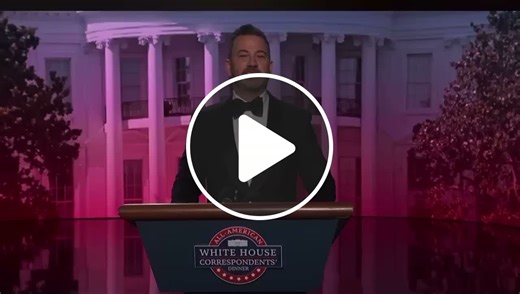 DEVELOPING: Hollywood comedian Jimmy Kimmel hosted a fake White House Correspondents Dinner speech and alluded to Trump dying soon. - NewsBreak