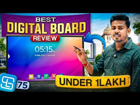 Best Digital Board Under 1 Lakh - Studynlearn 75" Interactive Flat Panel Review