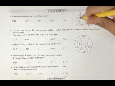 2025 Math Kangaroo Test Paper Solving | Grade 1 & 2 | Problem Solving approach explained