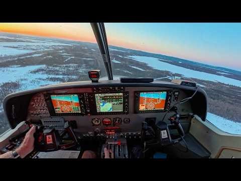 Visual approach CYYR Goose Bay Canada - 100,000 subscribers - THANK YOU!