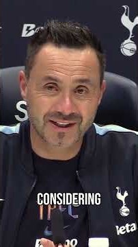 De Zerbi: “I DON’T KNOW IF MADDISON IS READY!” 😬