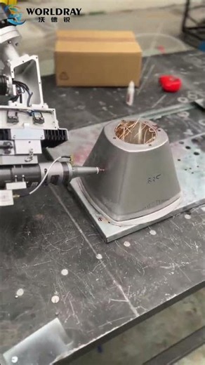 100% Real CuttingTest of Fanuc Robotic Laser Cutting Machine #3dlasercutting #fiberlaser#robotarm