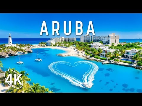 ARUBA IN 4K DRONE FOOTAGE (ULTRA HD) - Beautiful Beach & Island Paradise Landscapes