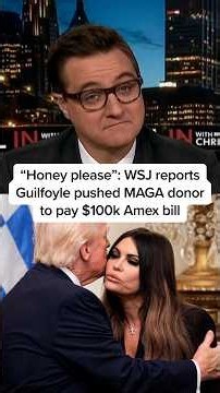 'Honey please': WSJ reports Guilfoyle pushed MAGA donor to pay $100k Amex bill