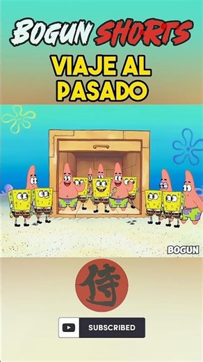 BOB ESPONJA VIAJA AL PASADO Y CONOCE A SU OTRO YO 🧽🫣| BOB ESPONJA #bobesponja #caricaturas #bogun