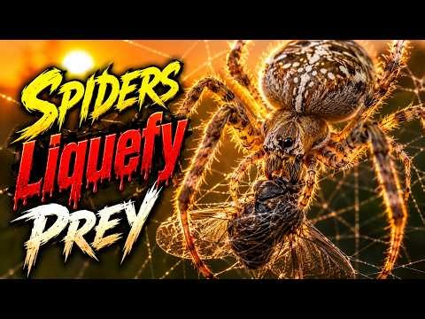 Why Do Spiders Liquefy and Drink Their Prey? 🕷️ Explore North America's Fearsome Arachnids!