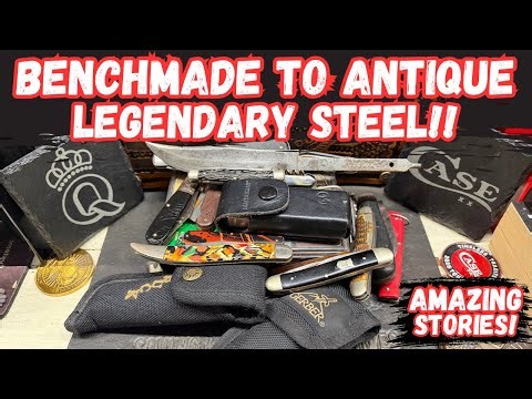 Unboxing History! From Benchmade to Rare 100-Year-Old Antique Pocket Knives!