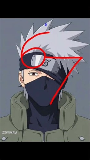 How to Draw Kakashi hatake Easy ✨#ytshorts #tutorial