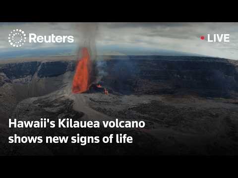 LIVE: Hawaii's Kilauea volcano shows new signs of life