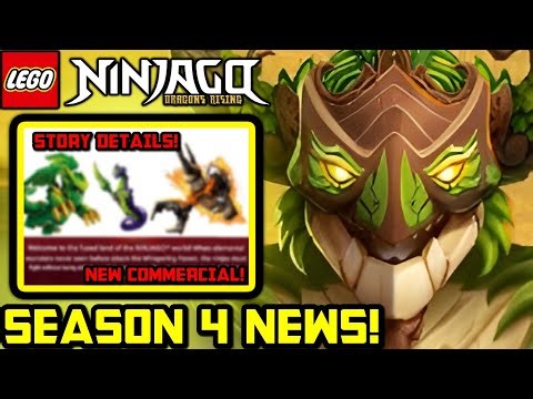 SO MUCH NEWS! Season 4 Commerical, New Images, and More! 🐲 Ninjago Dragons Rising Season 4 News!
