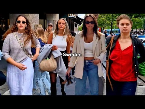🇸🇪 Walking Through Busy Swedish Streets
