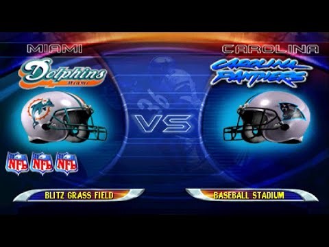 NFL Blitz 2001 (PS1): Arcade - Vs. Carolina Panthers