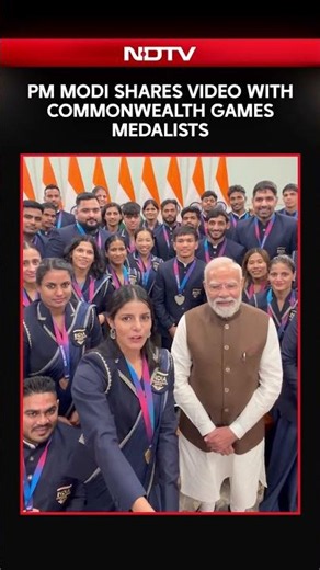 PM Modi Meets Commonwealth Games 2026 Medal Winners At His Residence