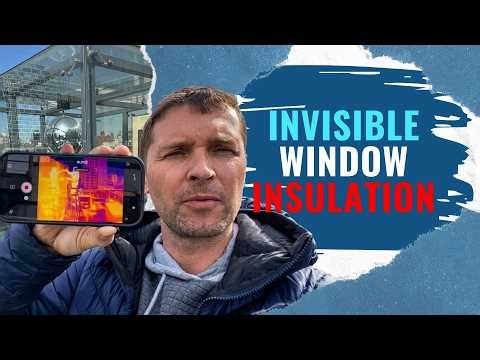 How Ecolux 70 Window Film Insulates Glass | Thermal Camera Test | Installation Process