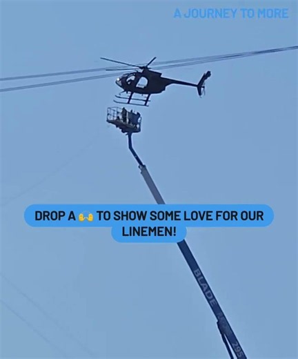 ​Keeping the power flowing takes a DIFFERENT BREED. 🛠️👇​#powerline #lineman #helicopter