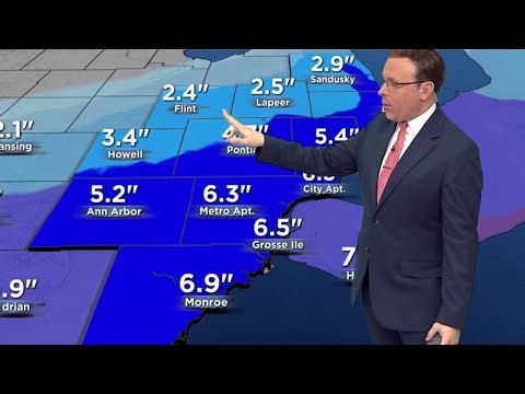 Metro Detroit weather forecast Jan. 25, 2026 -- 7:45 a.m. Update