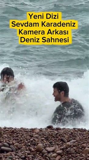 Yeni Dizi Sevdam Karadeniz Kamera Arkası Deniz Sahnesi
