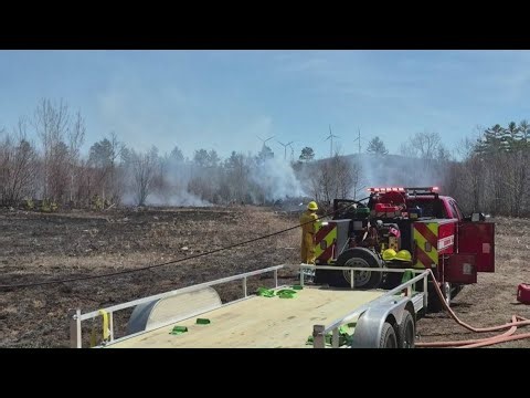 Fire officials warn of heightened spring risk after 26 wildfires in Maine this weekend