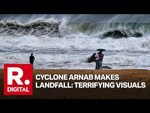 Heavy Rain Lashes Andhra, Odisha As Cyclone Arnab Landfall Begins, Set To Last 3 Hours