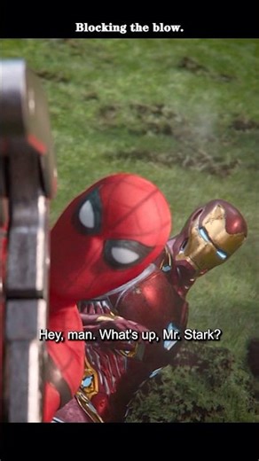 SpiderMan Saves Iron Man Scene | Avengers: Infinity War #Film #Movie