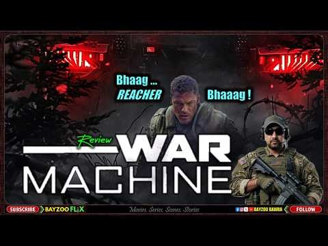 WAR MACHINE movie review | Alan Ritchson | Netflix | BayzooFlix reaction review