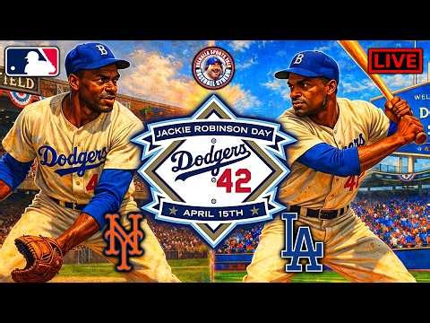 ⚾ New York Mets vs Los Angeles Dodgers LIVE 🔴 | MLB Watch Party ⚾ (Play-by-Play & Reactions)