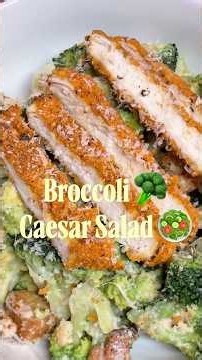 Viral Broccoli Caesar Salad 🥦 | No Lettuce Needed!
