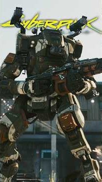 This CYBERPUNK Mod is INCREDIBLE! The Titanfall Mech! #cyberpunk2077 #gaming #modding