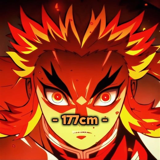 Demon Slayer Characters Heights 🤯🔥 #demonslayer #kimetsunoyaiba #kny #anime #shorts