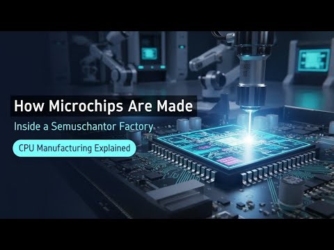 How Microchips Are Made Inside a Semiconductor Factory | CPU Manufacturing Explained