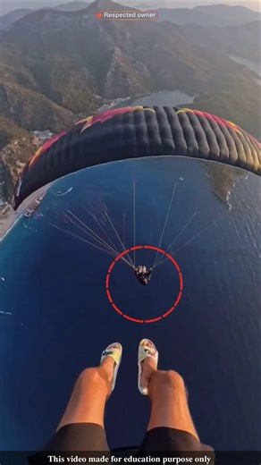 When two talented friends go paragliding |#shortsvideo