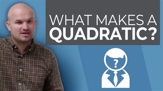 What are the key characteristics of a quadratic equation?